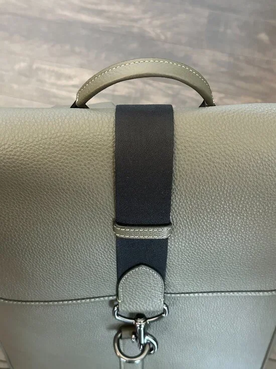 Coach Olive Green Blaine Pebble Leather Backpack *NWOT* - Picture 5 of 15